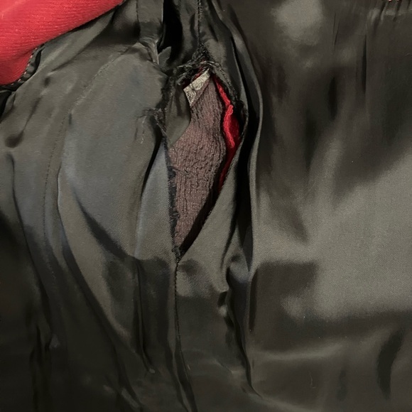 Zara Burgundy Red Overcoat - Picture 7 of 7